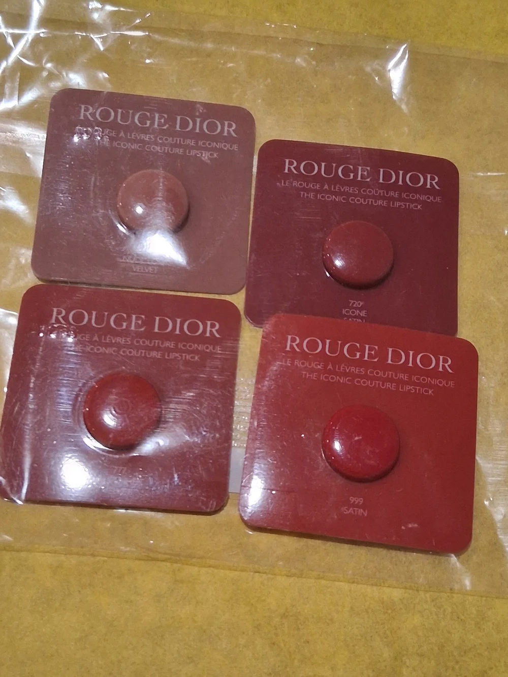 Dior Rouge Dior Lipstick Sample Set in Red Shades